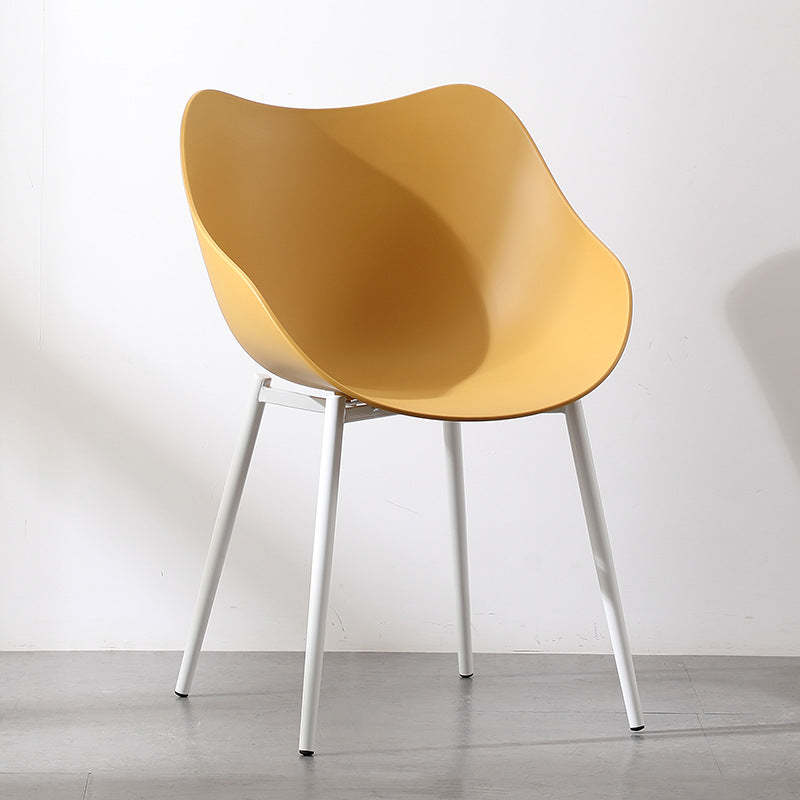Nordic Curved Iron Armchair