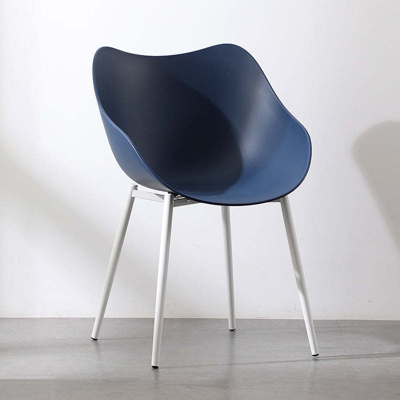 Nordic Curved Iron Armchair