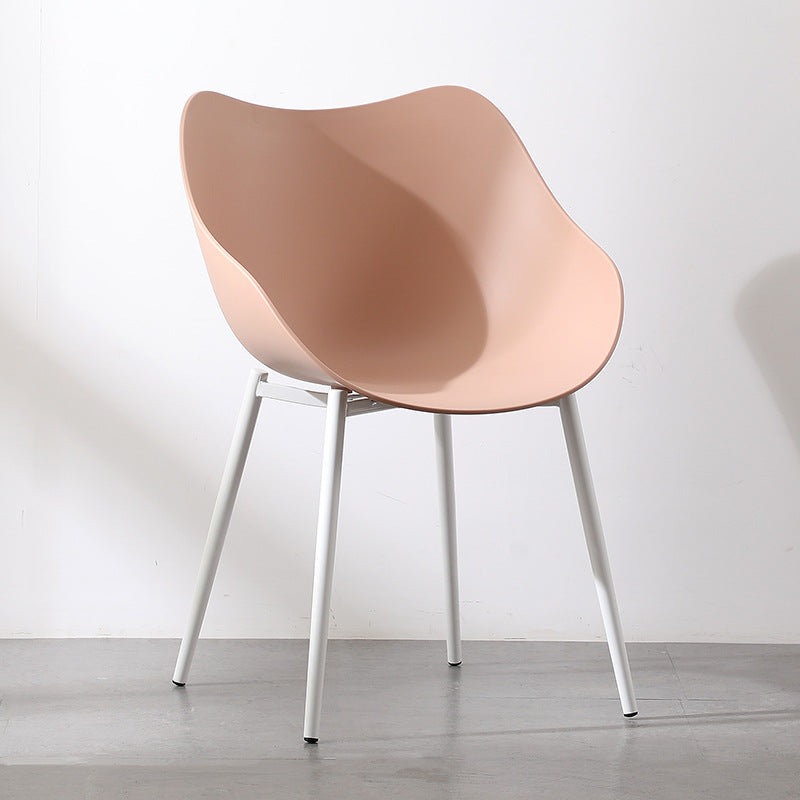 Nordic Curved Iron Armchair