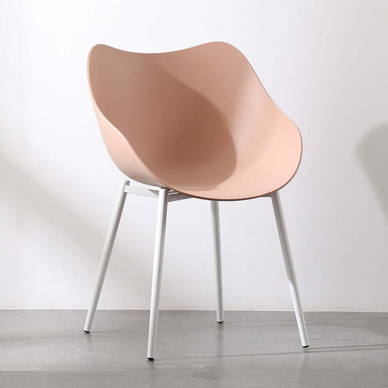 Nordic Curved Iron Armchair