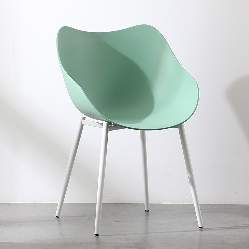 Nordic Curved Iron Armchair