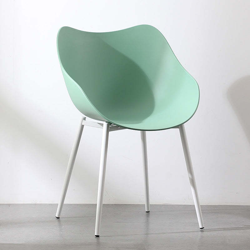Nordic Curved Iron Armchair