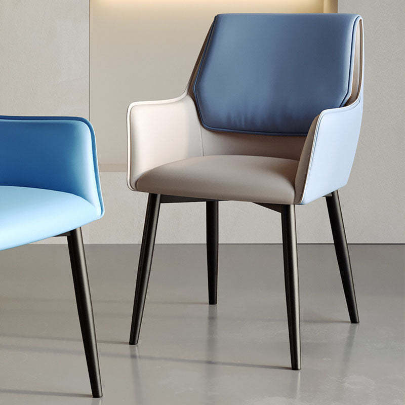 Contemporary Leather Carbon Steel Chair