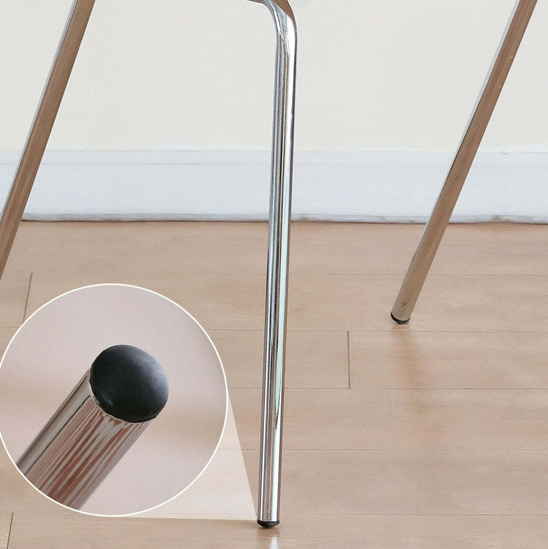 Minimalist Acrylic Iron Armchair