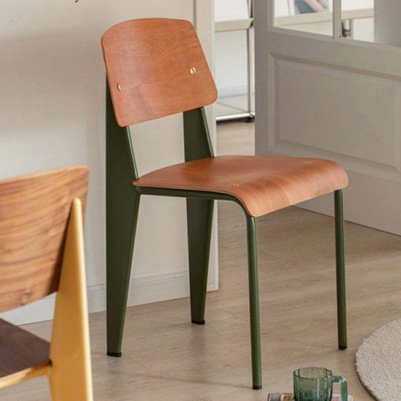 Vintage Rectangular Wood Chair