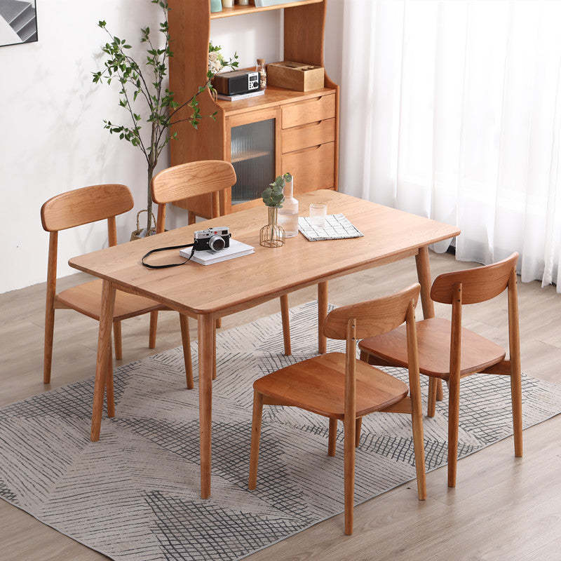 Scandinavian Wood Dining Chair