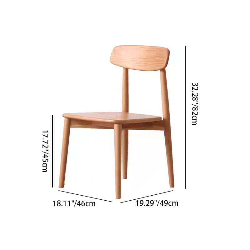 Scandinavian Wood Dining Chair
