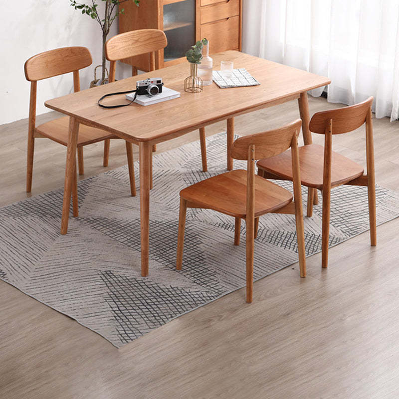 Scandinavian Wood Dining Chair