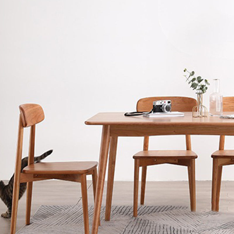 Scandinavian Wood Dining Chair