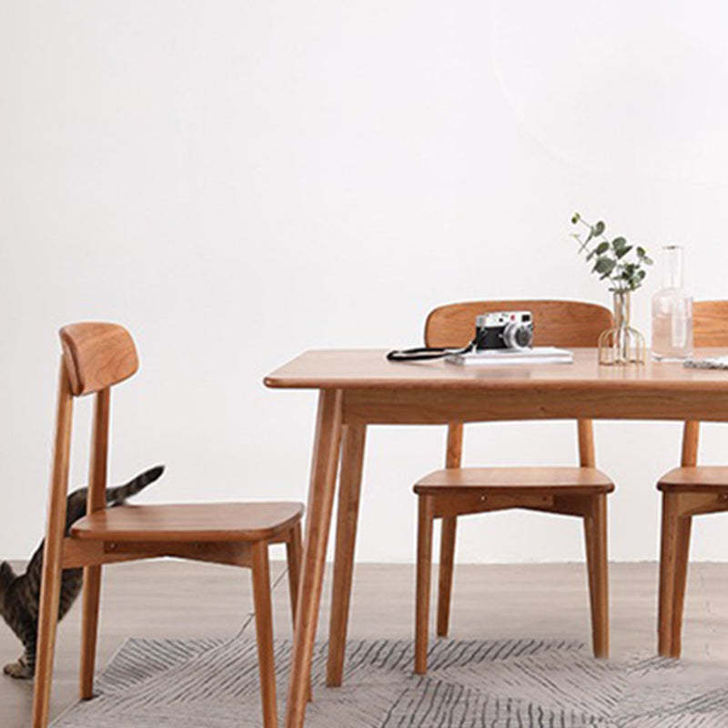 Scandinavian Wood Dining Chair
