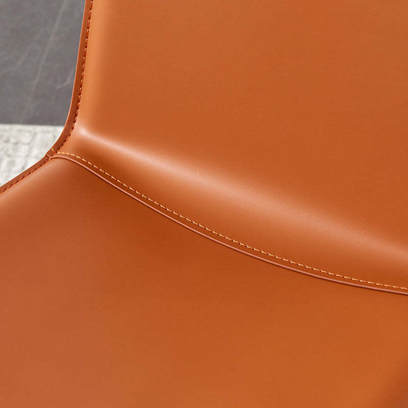 Contemporary Leather Steel Chair