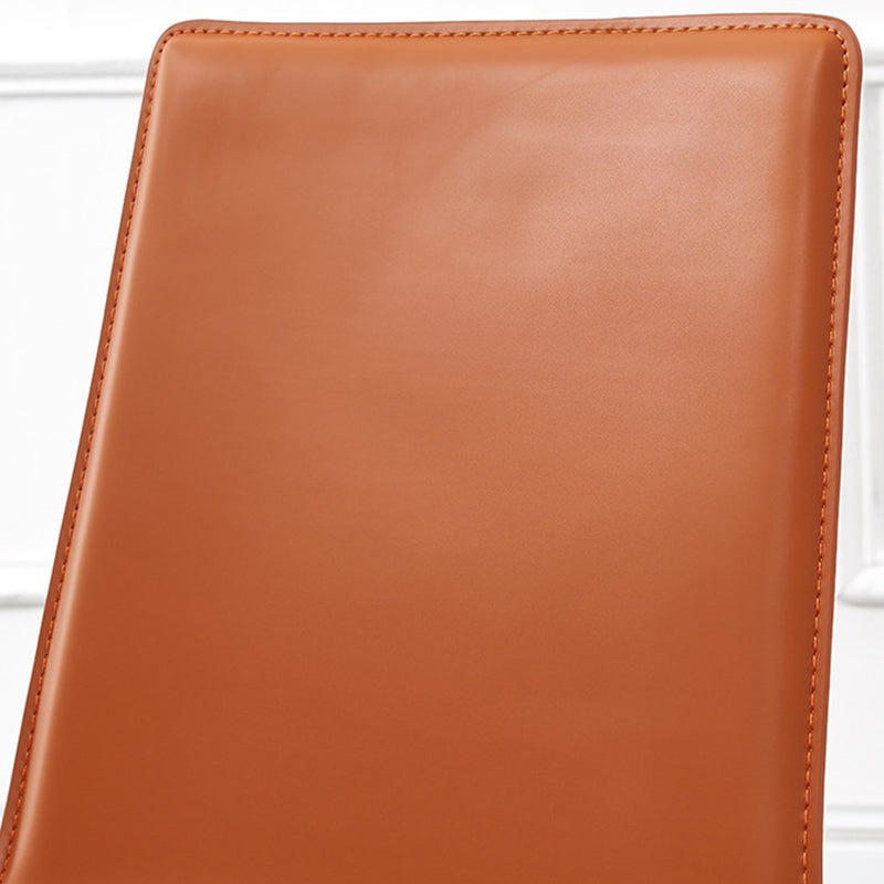 Contemporary Leather Steel Chair