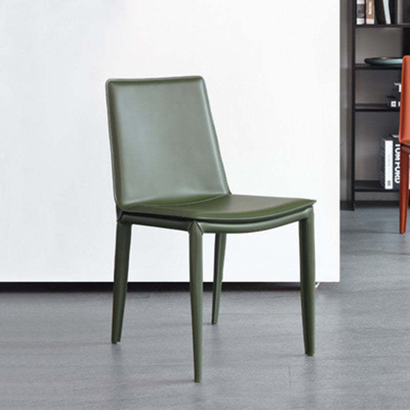 Contemporary Leather Steel Chair