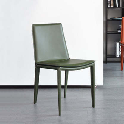 Contemporary Leather Steel Chair