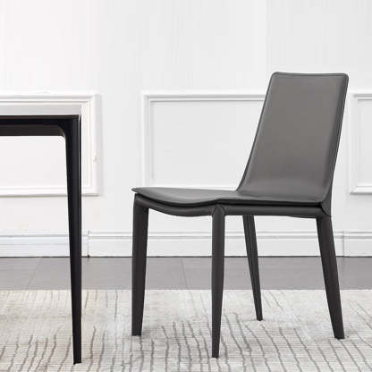 Contemporary Leather Steel Chair