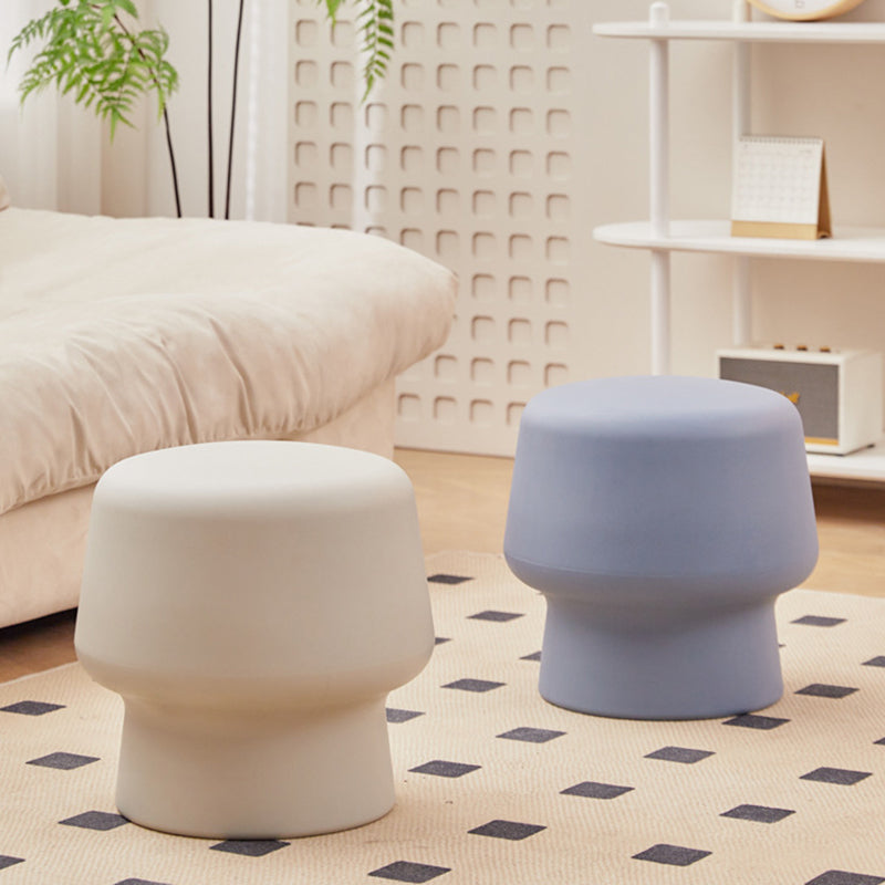 Nordic Round Plastic Footstool