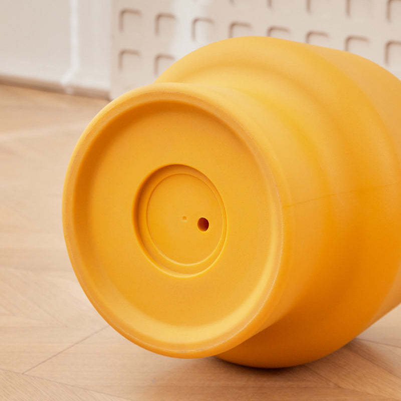 Nordic Round Plastic Footstool — Matcha