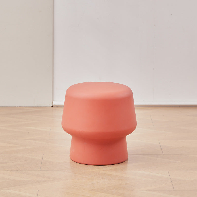 Nordic Round Plastic Footstool