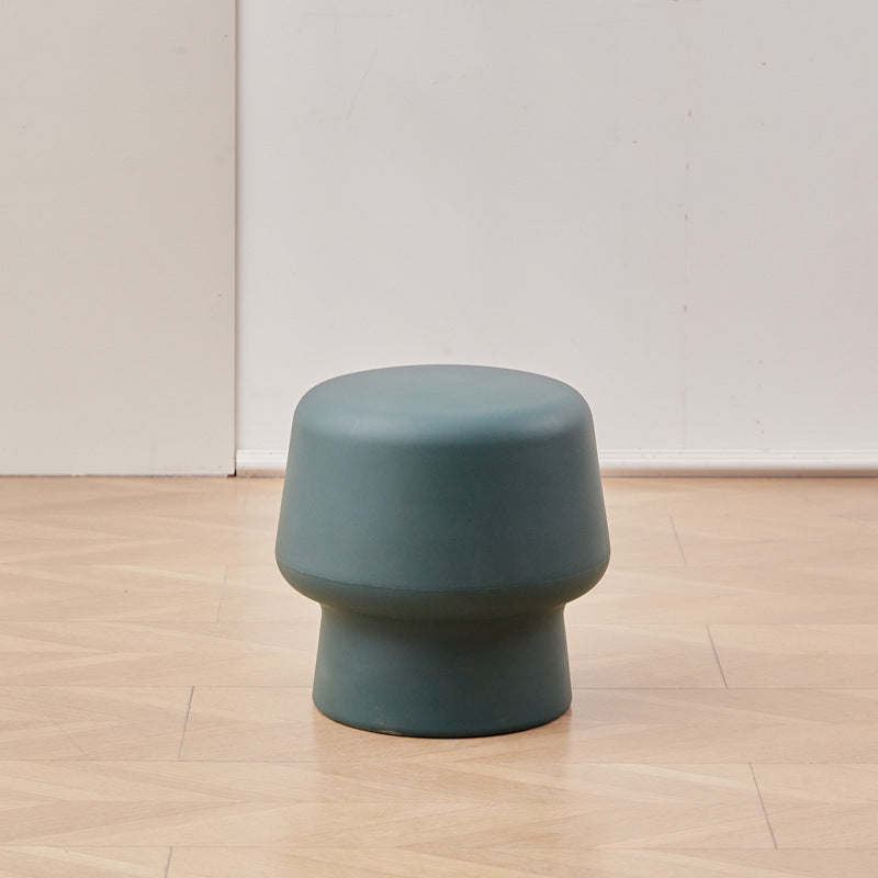 Nordic Round Plastic Footstool