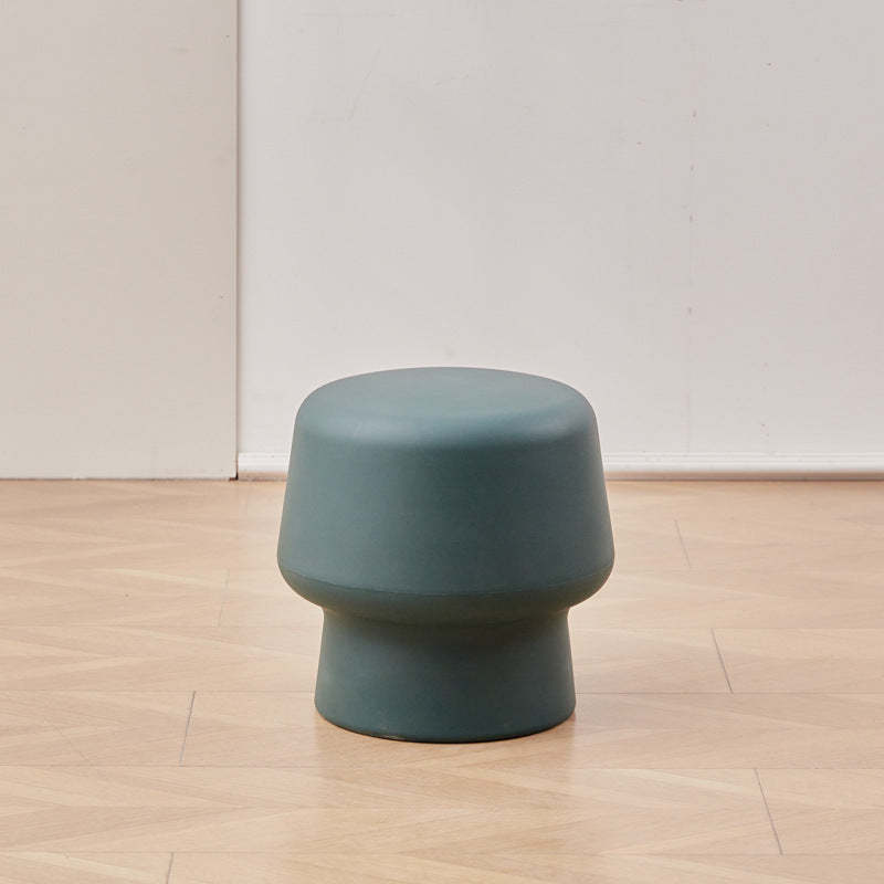 Nordic Round Plastic Footstool