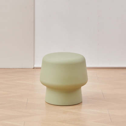 Nordic Round Plastic Footstool