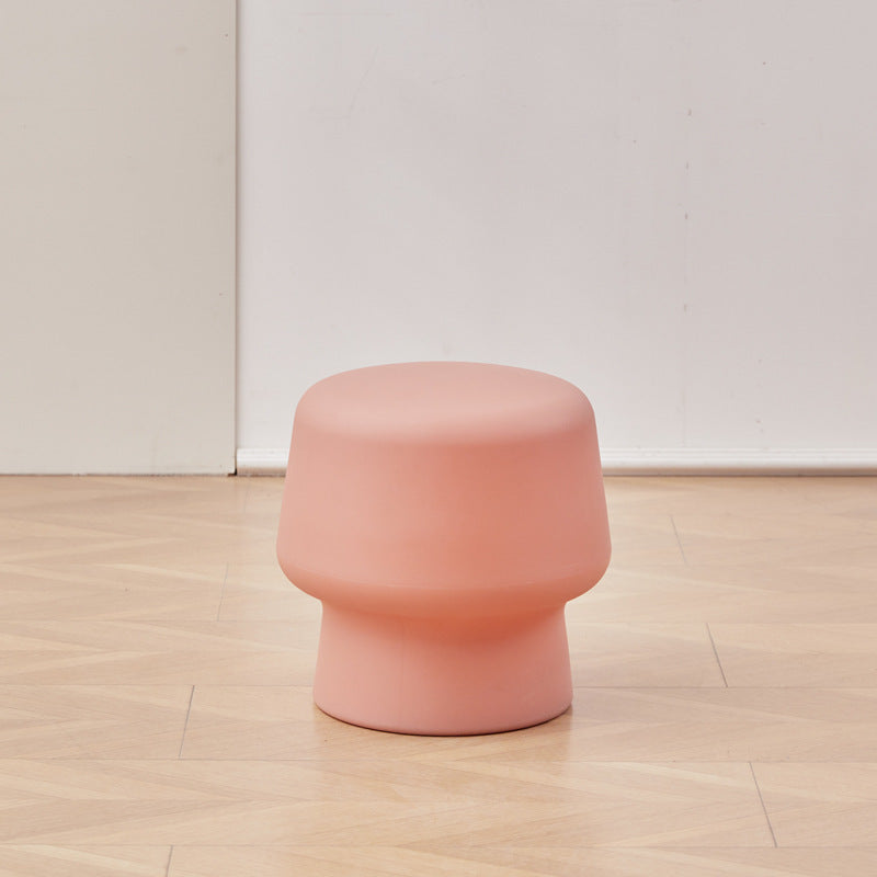 Nordic Round Plastic Footstool