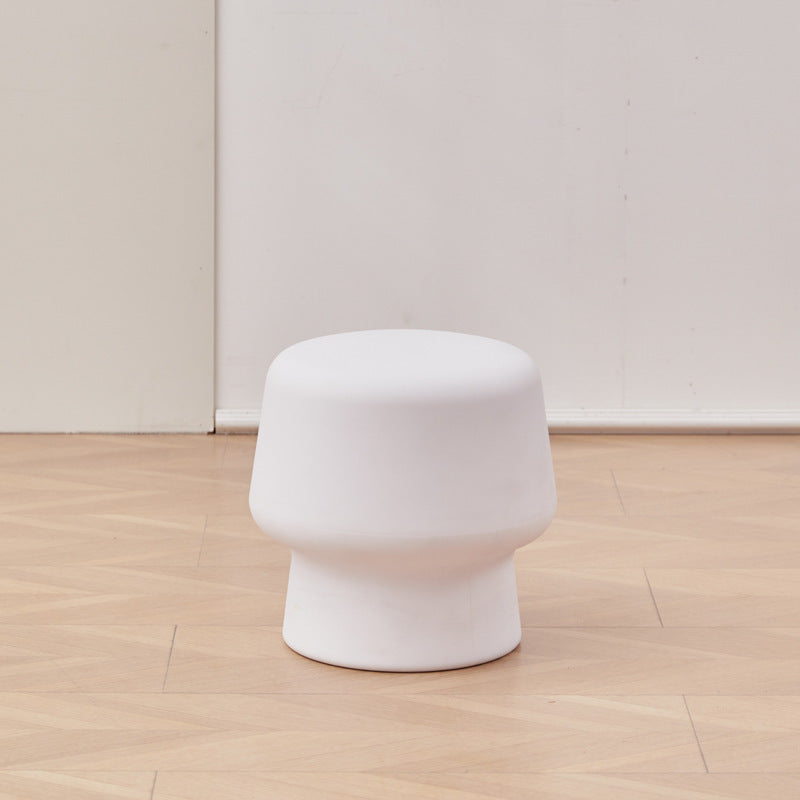 Nordic Round Plastic Footstool