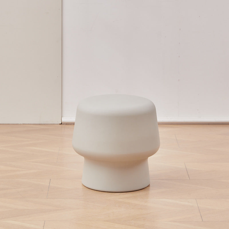Nordic Round Plastic Footstool