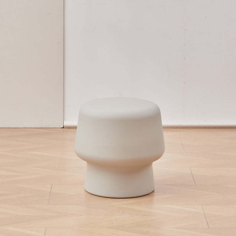 Nordic Round Plastic Footstool