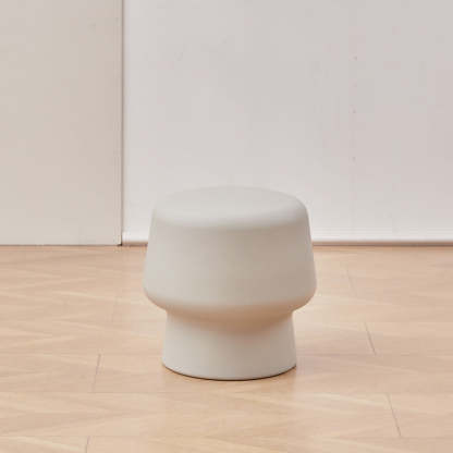 Nordic Round Plastic Footstool