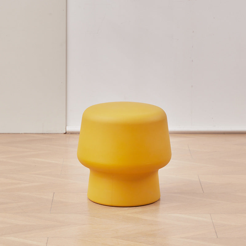Nordic Round Plastic Footstool