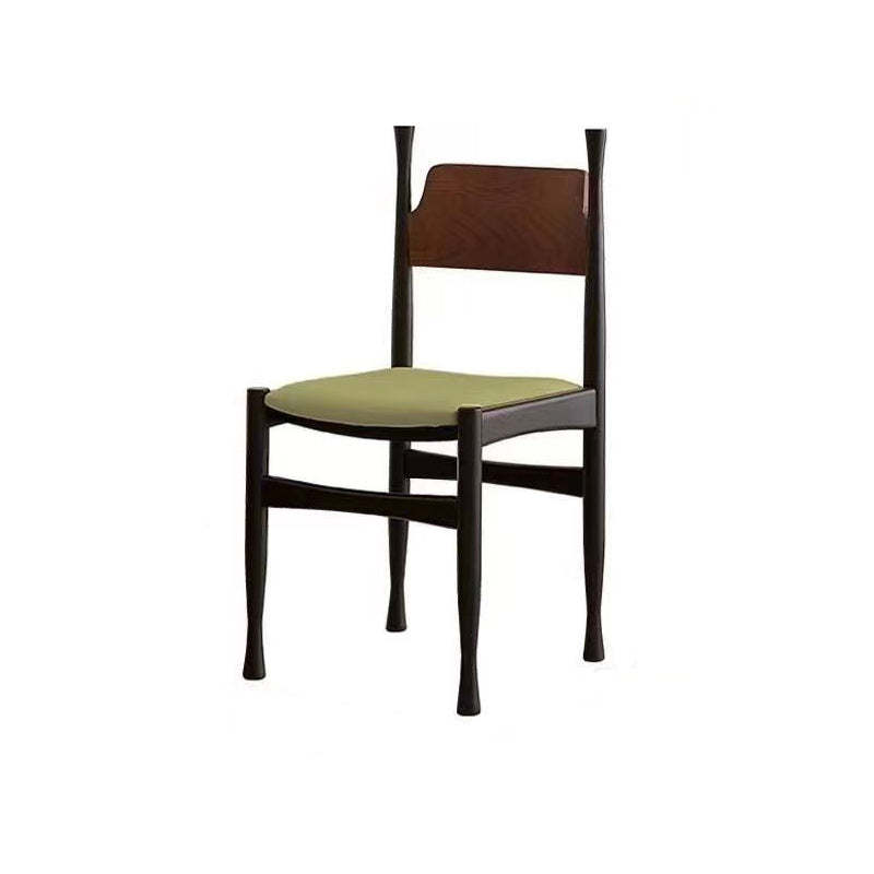 Vintage Fabric Wood Armchair