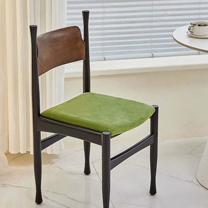 Fabric wood leather accent chairs in wood