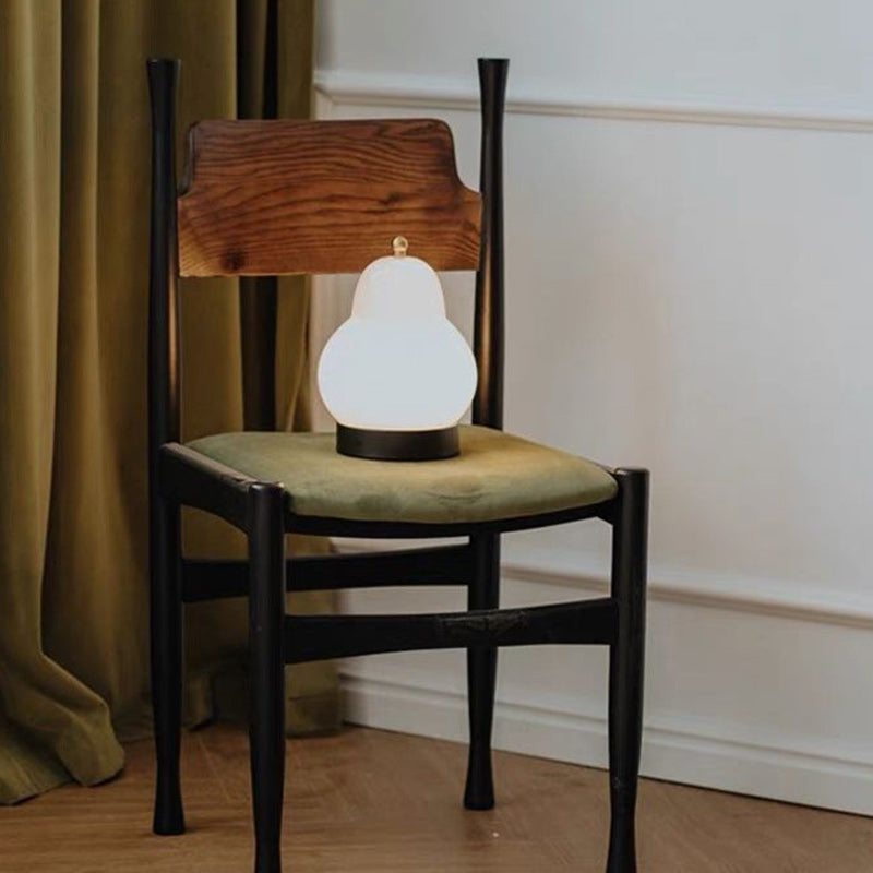 Vintage Fabric Wood Armchair