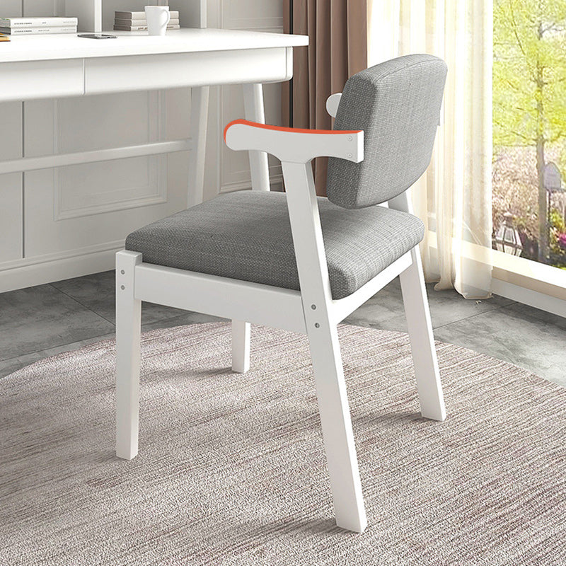Nordic Fabric Wood Armchair