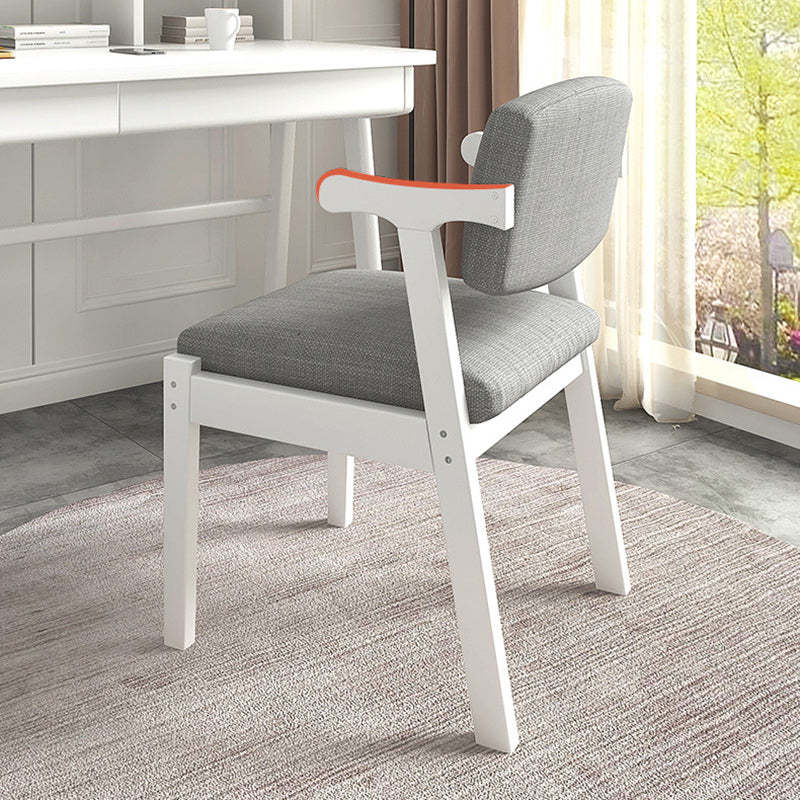 Nordic Fabric Wood Armchair
