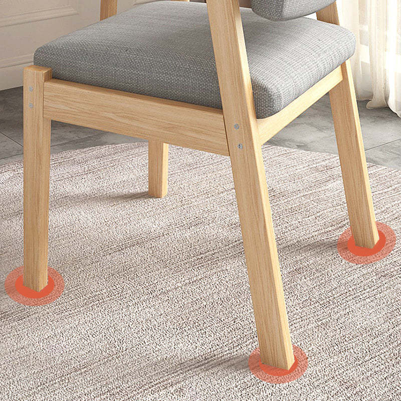 Nordic Fabric Wood Armchair