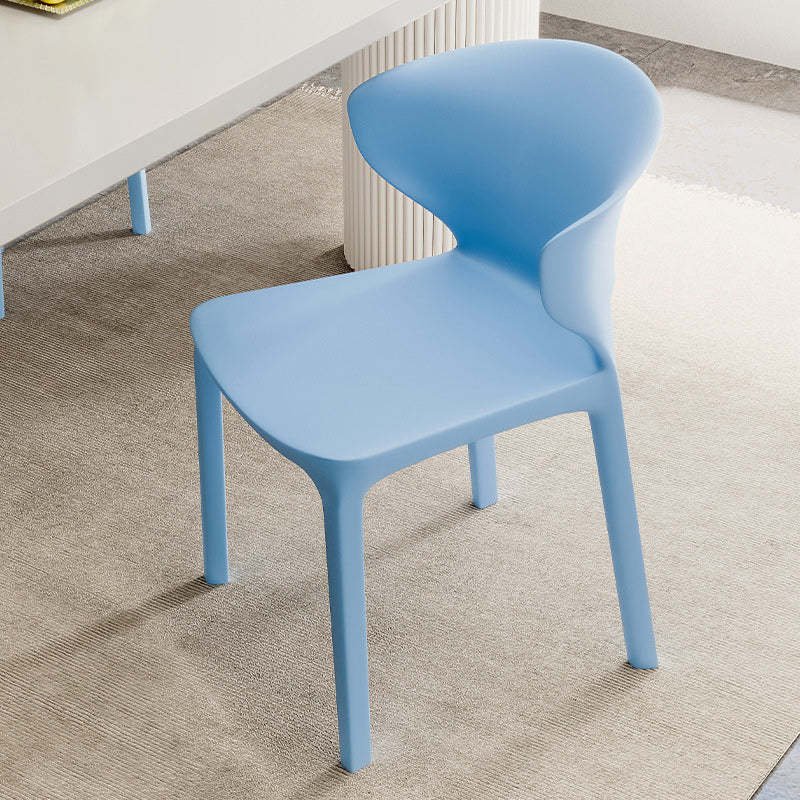 Lighom nordic armless blue accent chairs