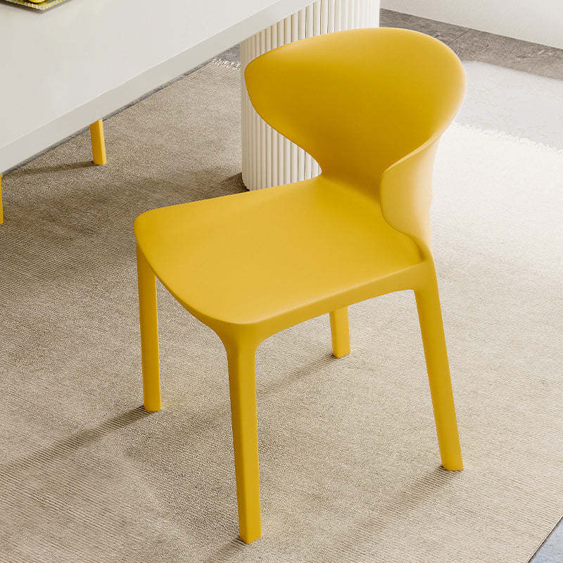 Nordic Plastic Armless Chair