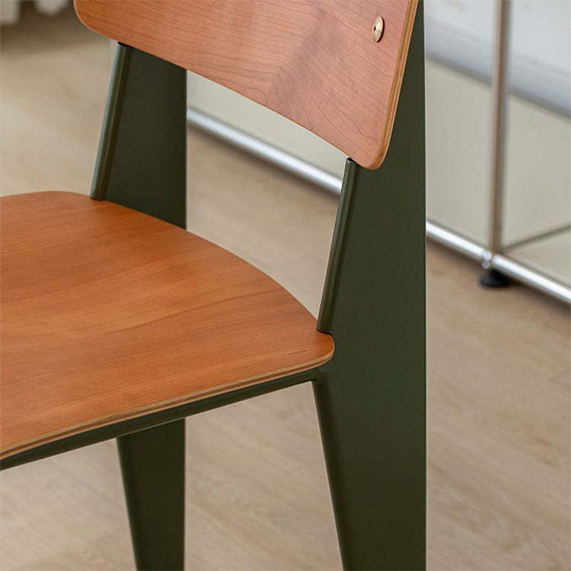 Scandinavian Wood Armless Chair