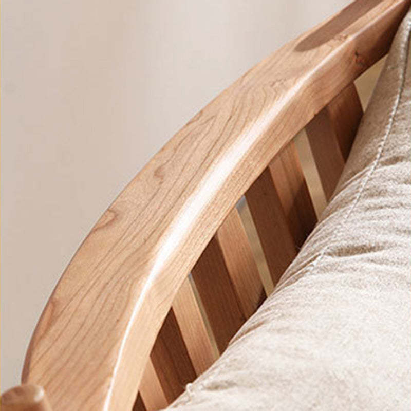 Nordic Wood Chair with Armrest