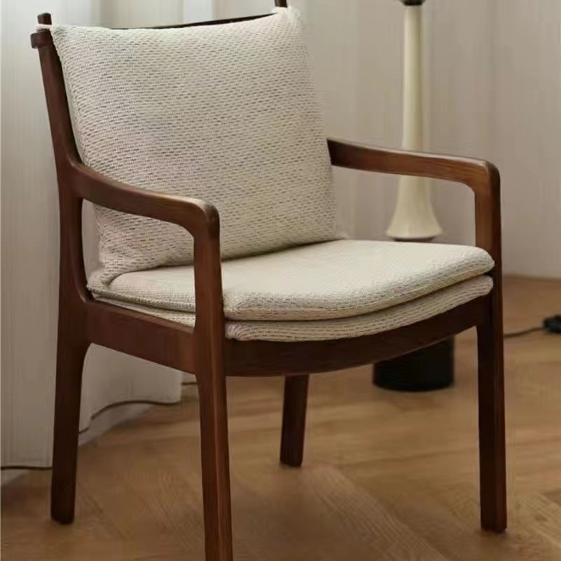 Nordic Wood Chair with Armrest
