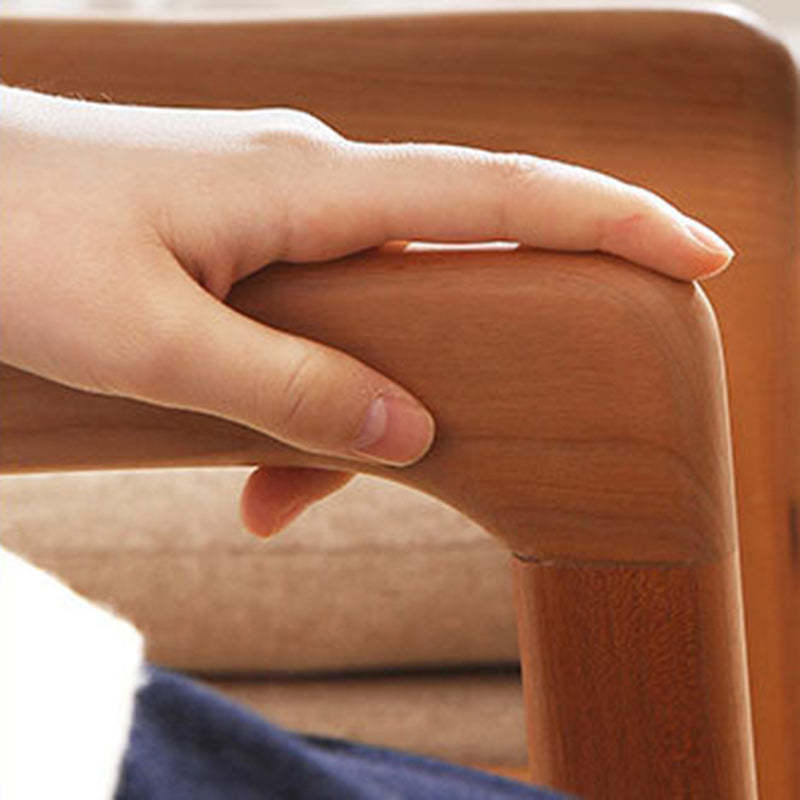 Nordic Wood Chair with Armrest