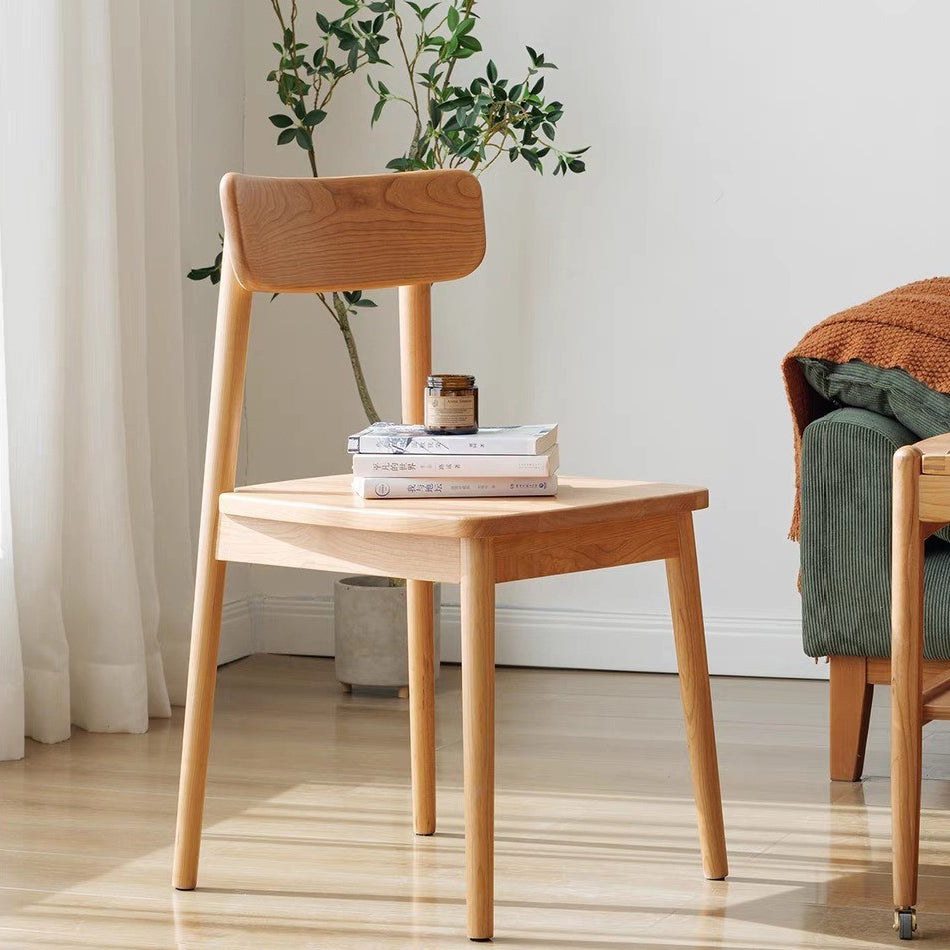Lighom armless wood accent chairs for living room