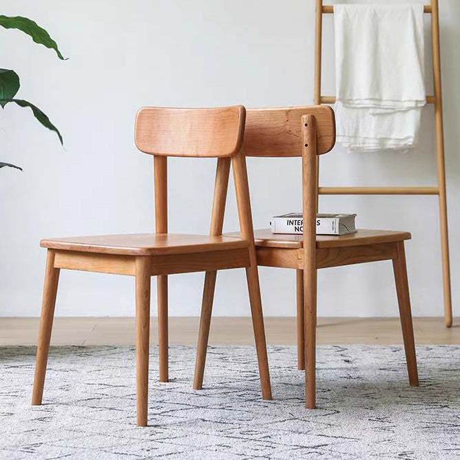 Nordic Wood Armless Chair