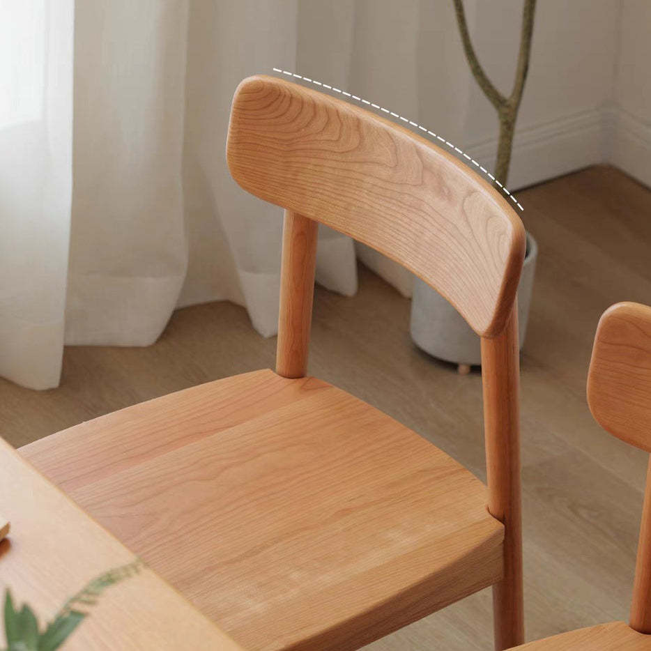 Nordic Wood Armless Chair