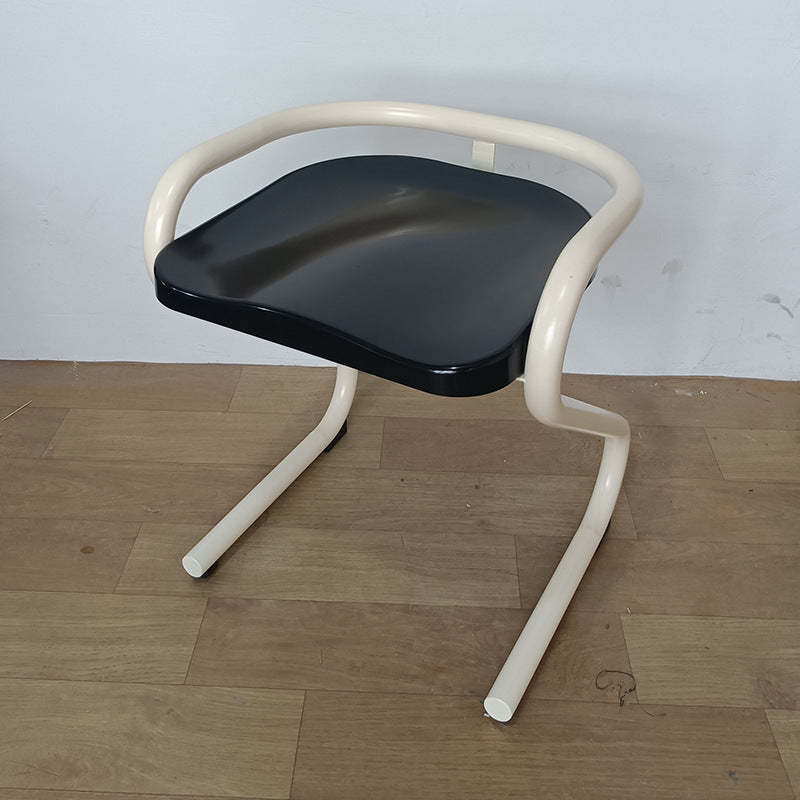Industrial Iron Dining Chair — Green Frame - Green