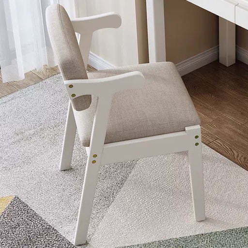Nordic Wood Leather Cloth Armchair