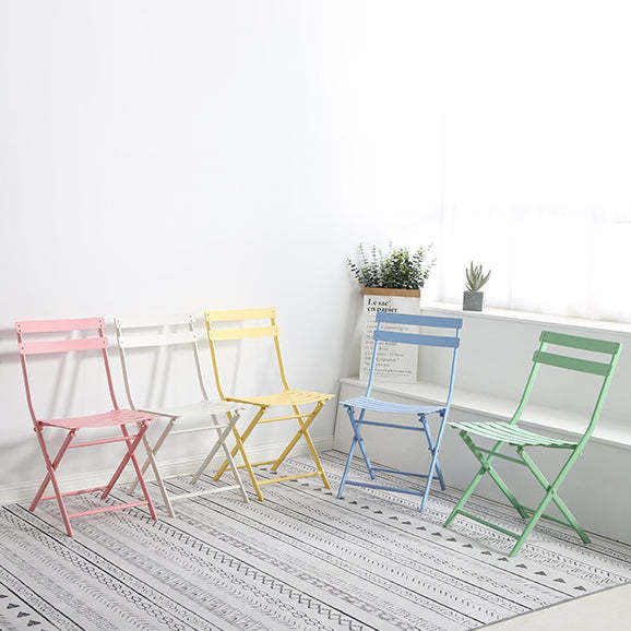Nordic Iron Foldable Dining Chair