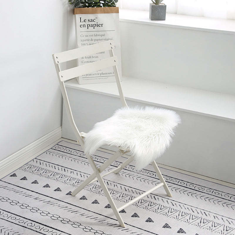 Nordic Iron Foldable Dining Chair — Light Green